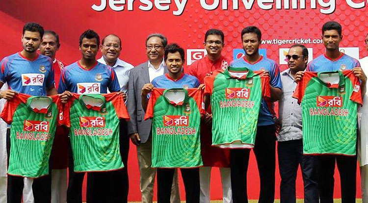 টাইগারদের জার্সি নিয়ে তোলপাড়