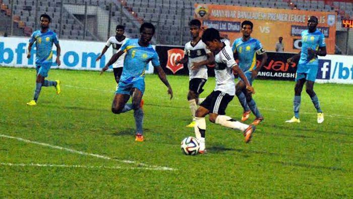 জিতেছে মোহামেডান ড্র আবাহনীর