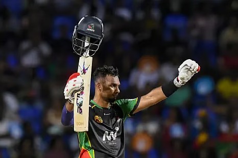 ৩৯ বলে তাণ্ডব! সিপিএলের দ্রুততম সেঞ্চুরির রেকর্ড এখন শানাকার দখলে