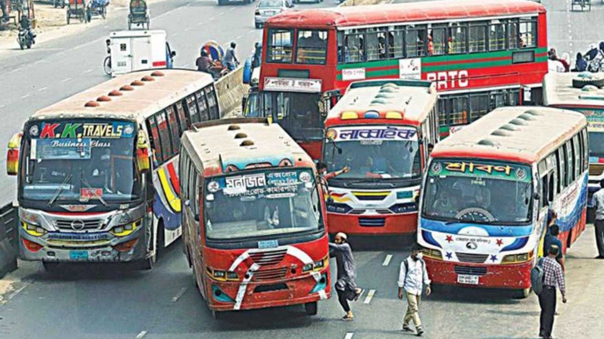 ডিজেলচালিত বাস ও মিনিবাসের ভাড়া বাড়িয়ে সরকারের প্রজ্ঞাপন জারি