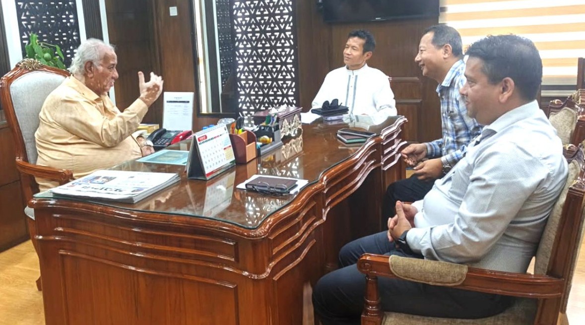 যোগদান করলেন শরণার্থী বিষয়ক টাস্কফোর্সের নবনিযুক্ত চেয়ারম্যান স্বপন কুমার চাকমা
